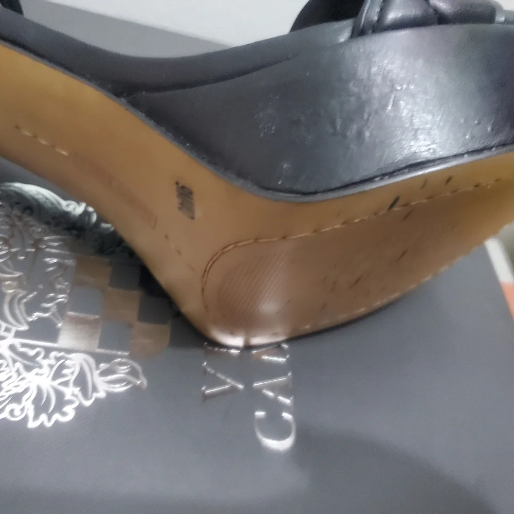 Used Vince Camuto Women's Mahgs Platform Sandals Women's Shoes - Picture 9 of 9